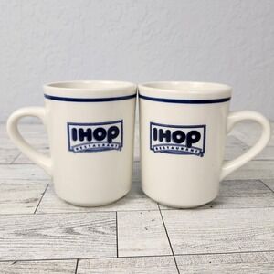 IHOP International House Of Pancakes 8 Oz. Oneida C-14 Rest Coffee Mug Set of 2